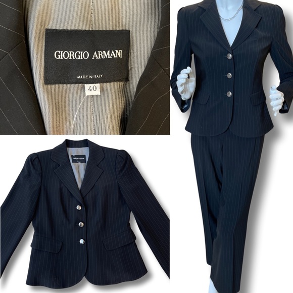 GIORGIO ARMANI PINSTRIPE SUIT